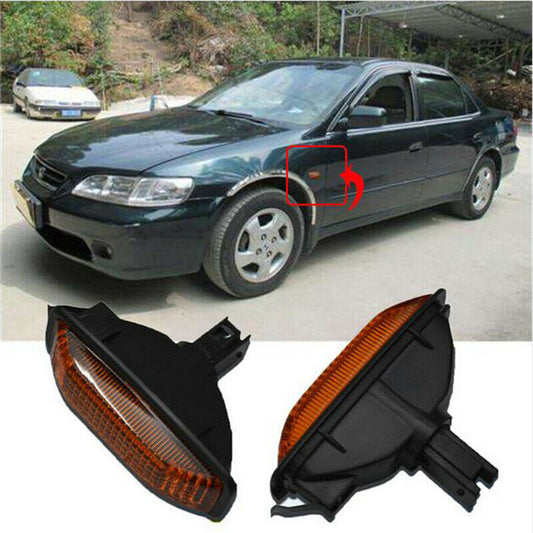 for Honda Accord 6th Sedan 1998-2002 Side Marker Lights Turn signal light Pair
