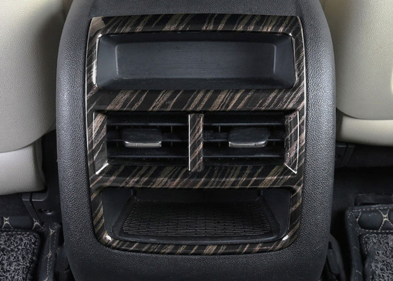 for Cadillac XT5 2017-24 ABS Black Wood Grain Rear Air Outlet Vent Cover Trim 1P