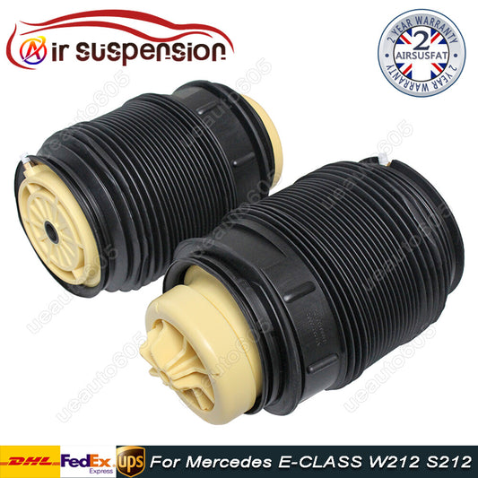 2pcs Rear Left  Right Air Suspension Spring Bags for Mercedes E-CLASS W212 S212
