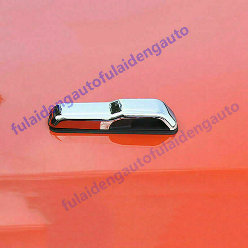 Chrome Car Engine Hood Handle Molding Cover Trim for Jeep for Wrangler JL 2018-2022