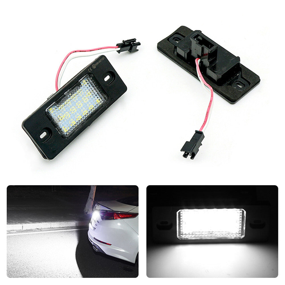 Rear LED Number License Plate Light White Lamp for VW for GOLF / for Porsche for Cayenne