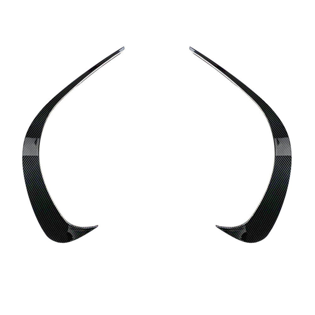 2x Front Bumper Lip Splitter Spoiler Carbon Fiber Fit for Mercedes-Benz C-Class W206
