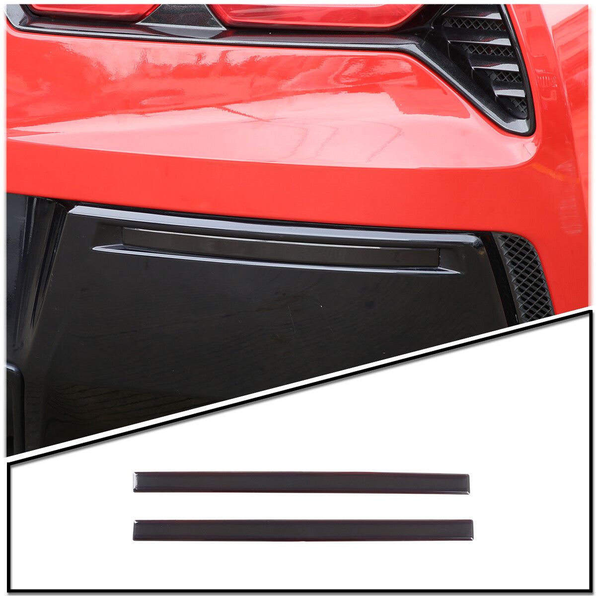 Carbon fiber steering wheel center badge ring cover for Corvette C6 2005 - 2013
