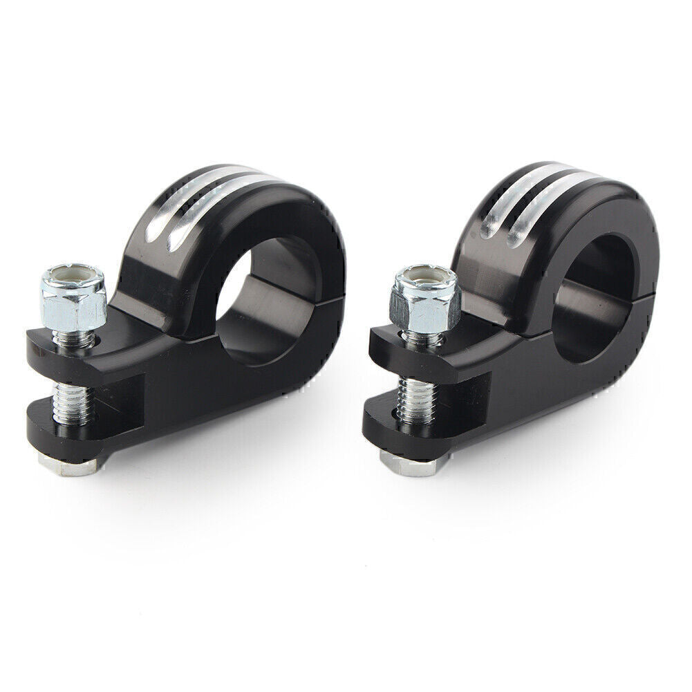 1.25 Highway Foot Peg Mounting Ft for Harley Touring Road King Engine Bars Black