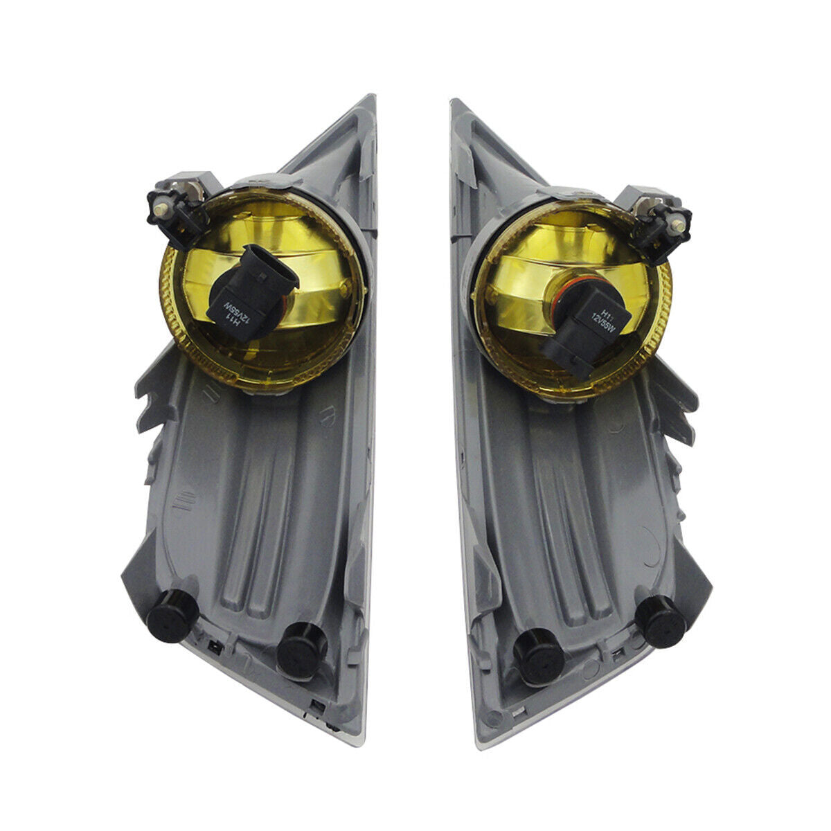 1Pair Clear Front Bumper Fog Lights Driving Lamps for Ford Mondeo Mk4 2011-2012