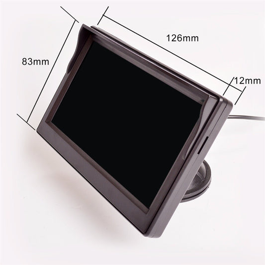 5in LCD Color Screen Display Car Monitor for Rear View Reverse Backup Camera DVD