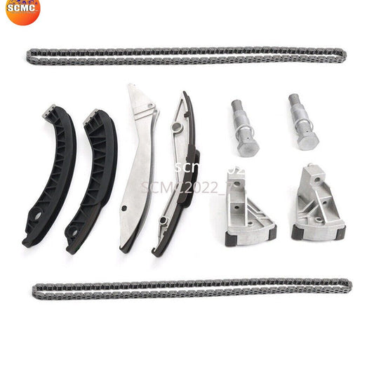 10Pcsc Timing Chain Kit for BMW E60 E64 E65 E67 X5 550i 650i 750i N62B 4.4L 4.8L