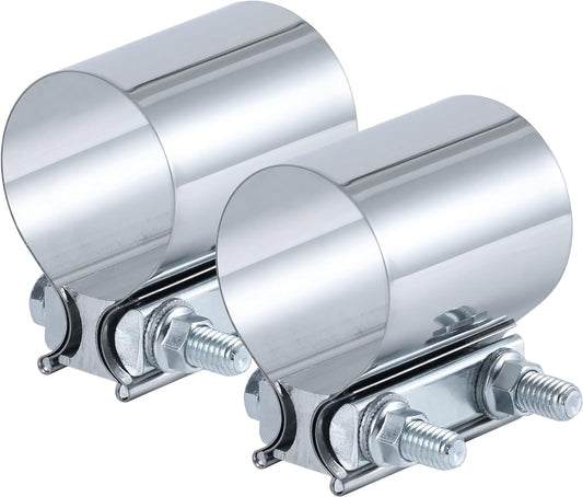 3-inch exhaust clip, 3-inch Butt connector, exhaust pipe muffler with jacketed coupler