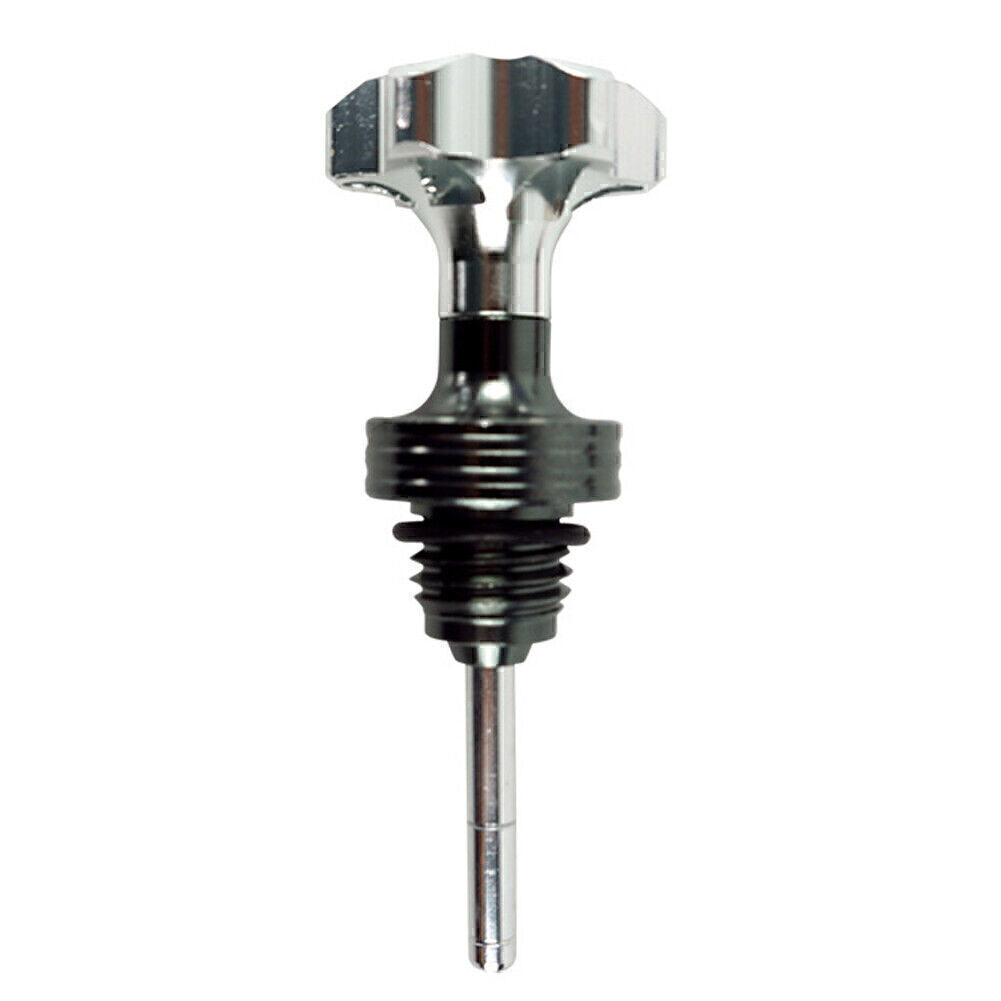 For 125CC ATV Pit Dirt Bike Motor Engine Oil Dipstick Aluminum Universal SILVER