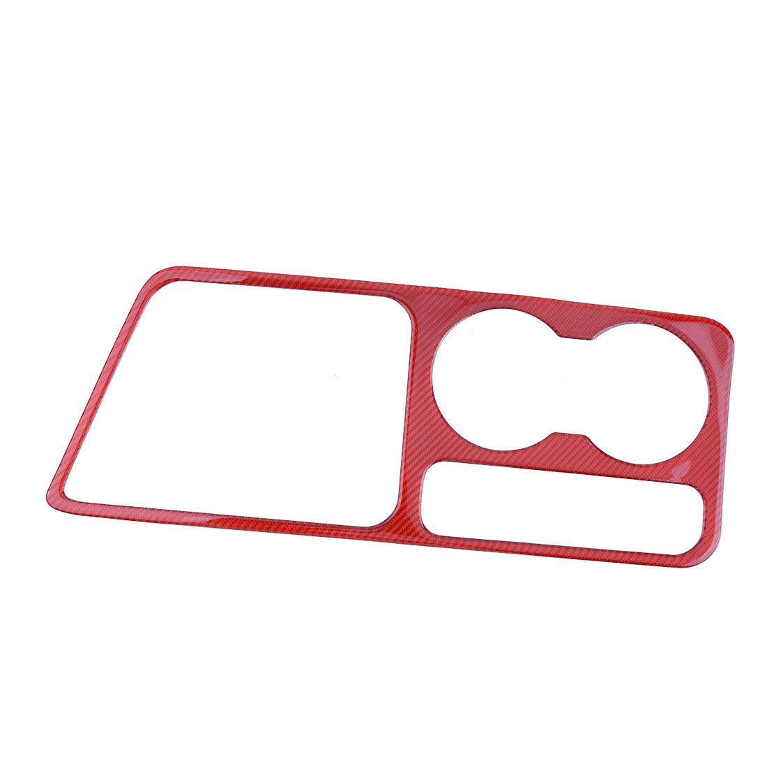 Carbon Fiber Cup Holder Panel Trim Cover Sticker Fit for Dodge for Challenger New