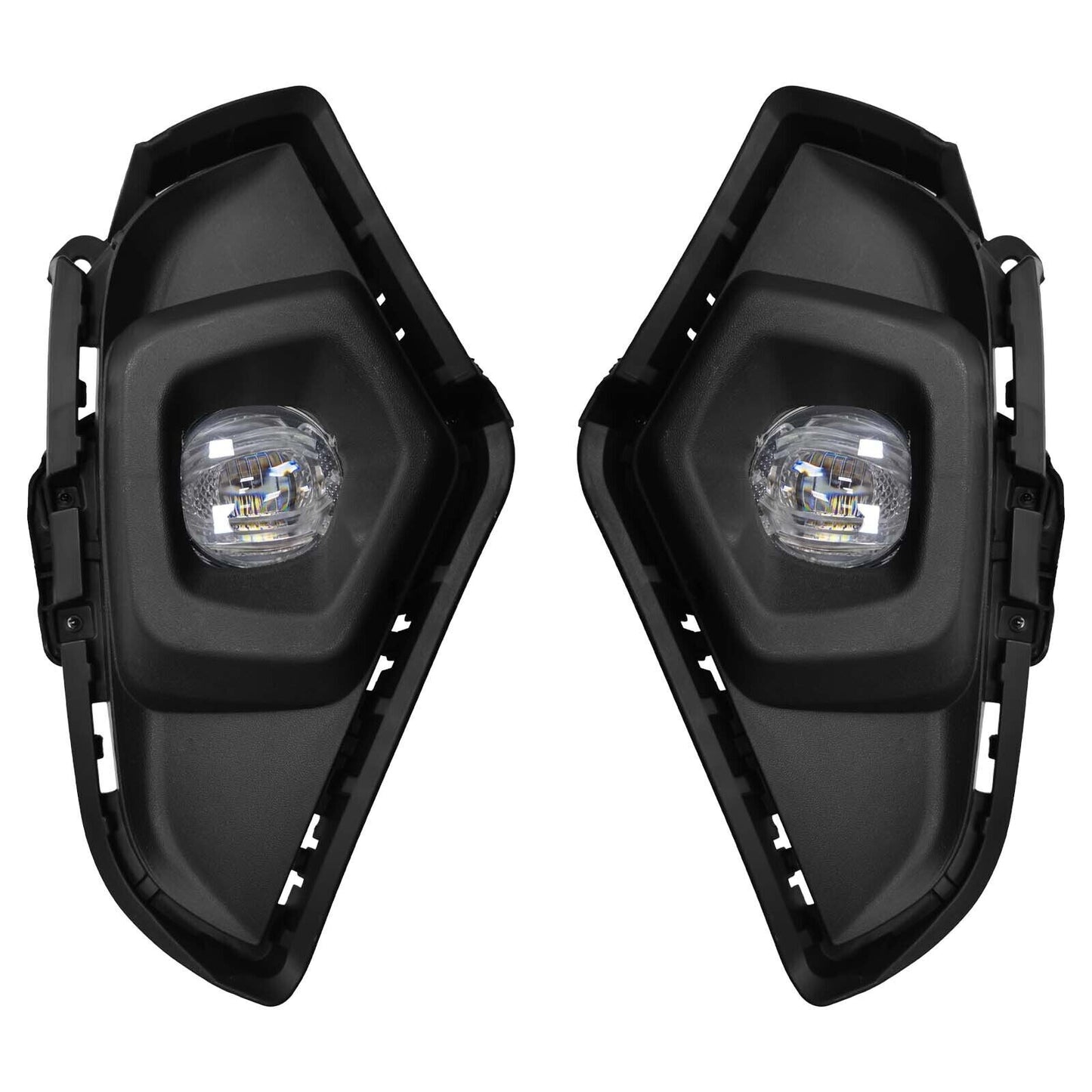 1 Dual LED White Fog Light for 2019-2024 for Toyota Rav4 with Wiring and Switch