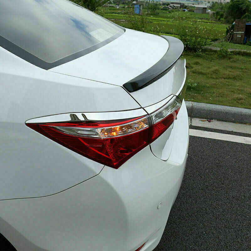 4X for Toyota for Corolla 2014-2018 Tail Light Rear Lamp Chrome Strips Trim Cover