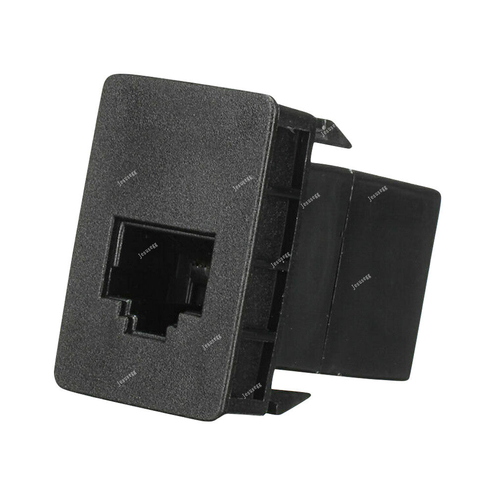 RJ45 UHF Radio Switch Panel Dash Socket for Toyota Prado Hilux Landcruiser Black