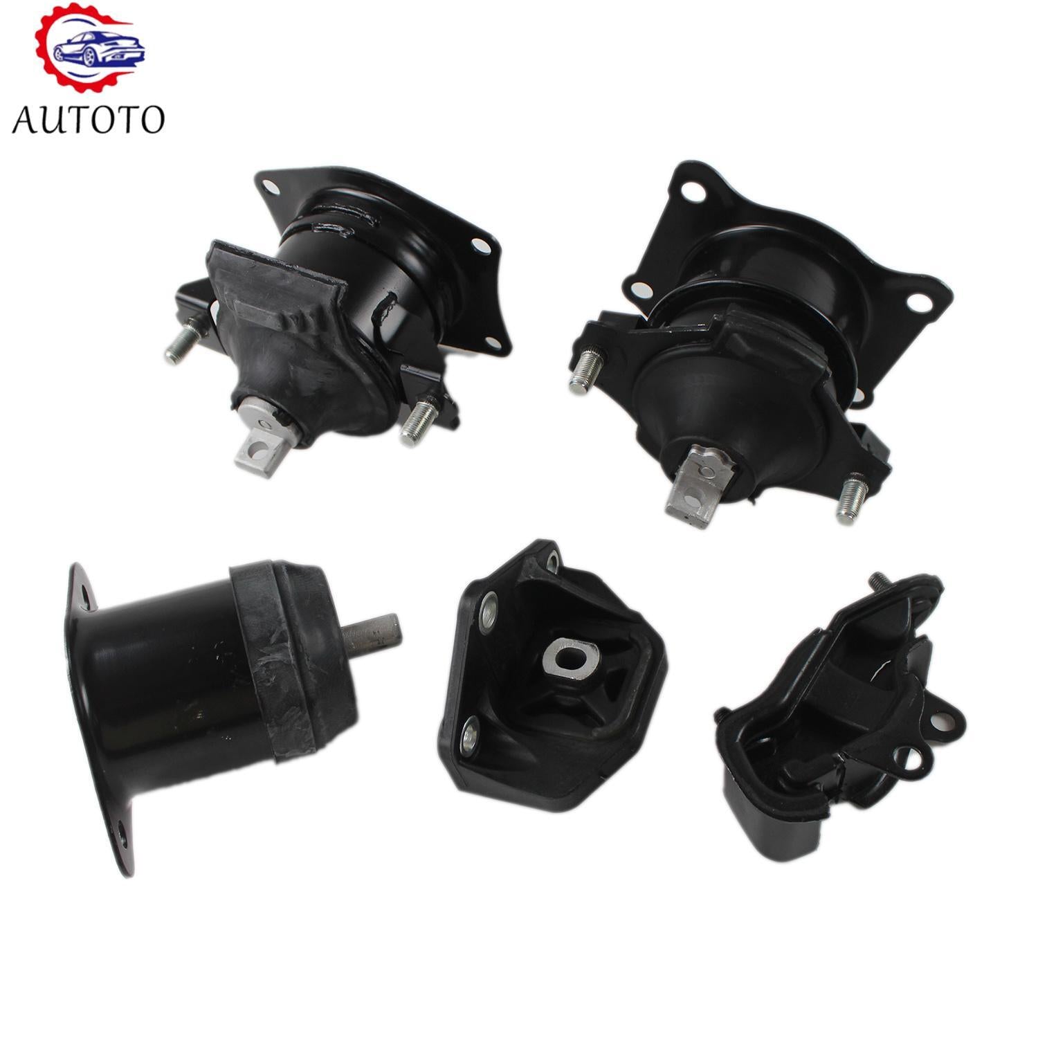 5pcs Engine Motor  Trans Mount Kit for Acura TL 3.2L Auto Trans 2004 2005 2006