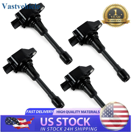 UF549 4pcs Ignition CoilS for Nissan Altima Frontier Sentra Versa Cube 1.8L 2.5L