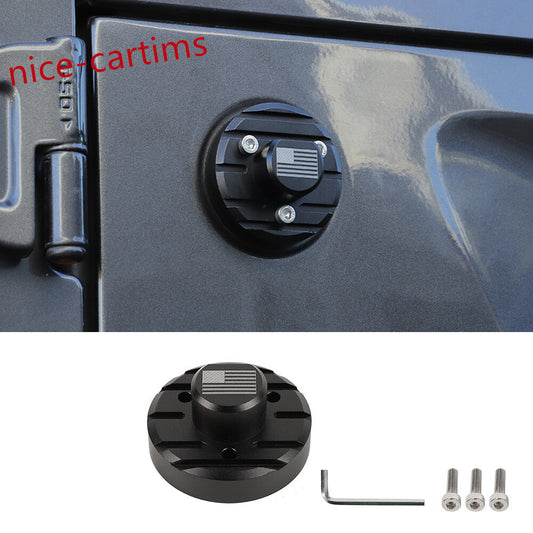 Alloy/Steel Radio Antenna Base Replace Cover for Jeep for Wrangler JK JL JT 2007-23