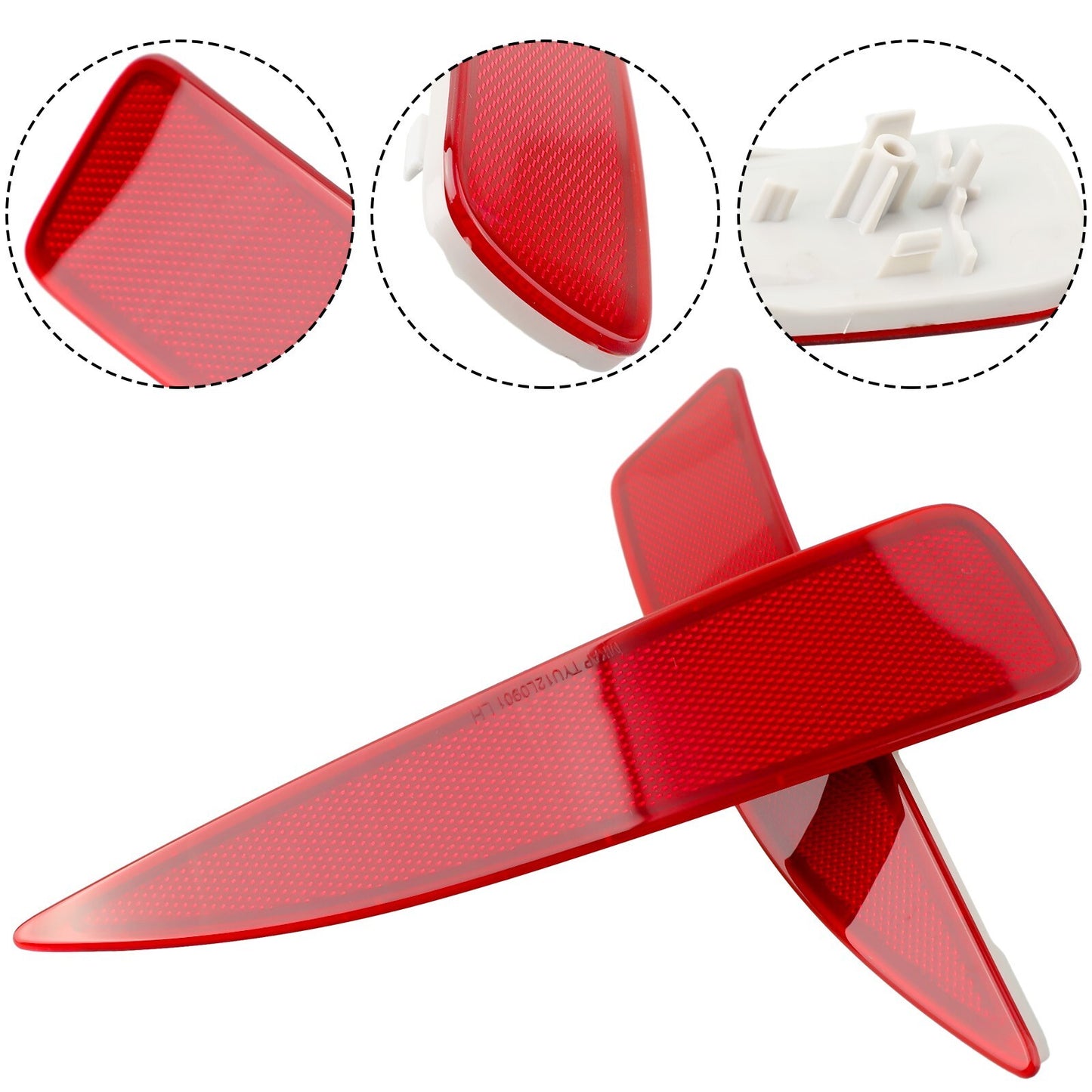Rear-Bumper Reflector Marker Fit For Yaris 2012,2013,2014 Left Right