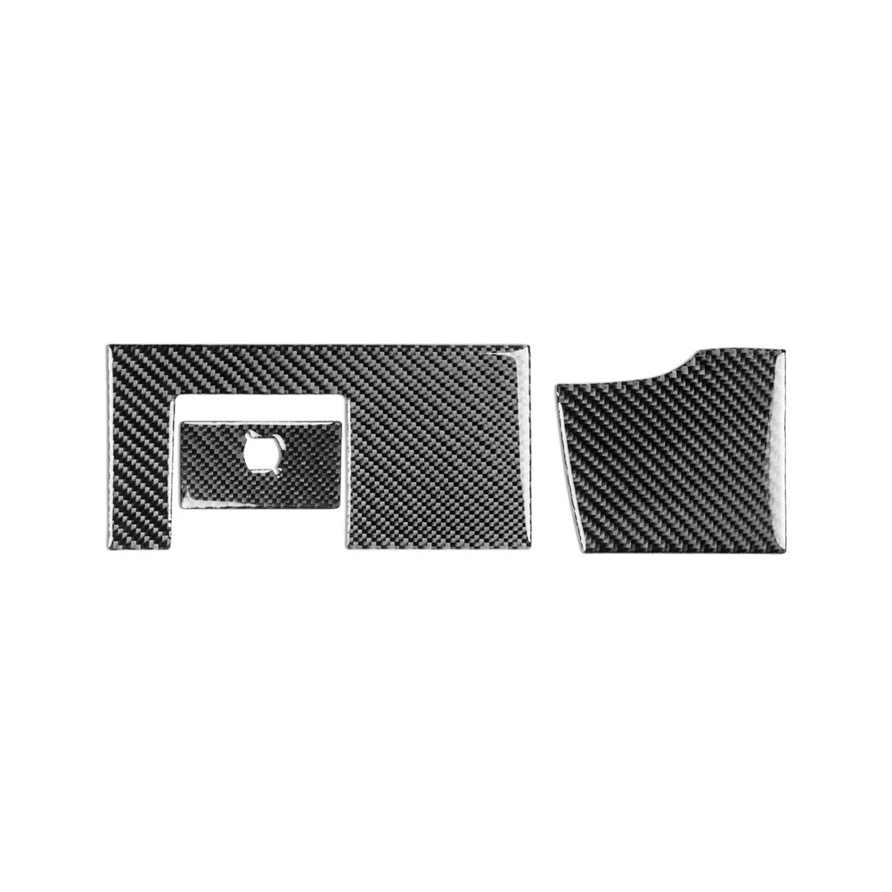 3Pcs Carbon Fiber Parking button Cover Trim For Colorado 2004-12/ for Canyon 2005-12