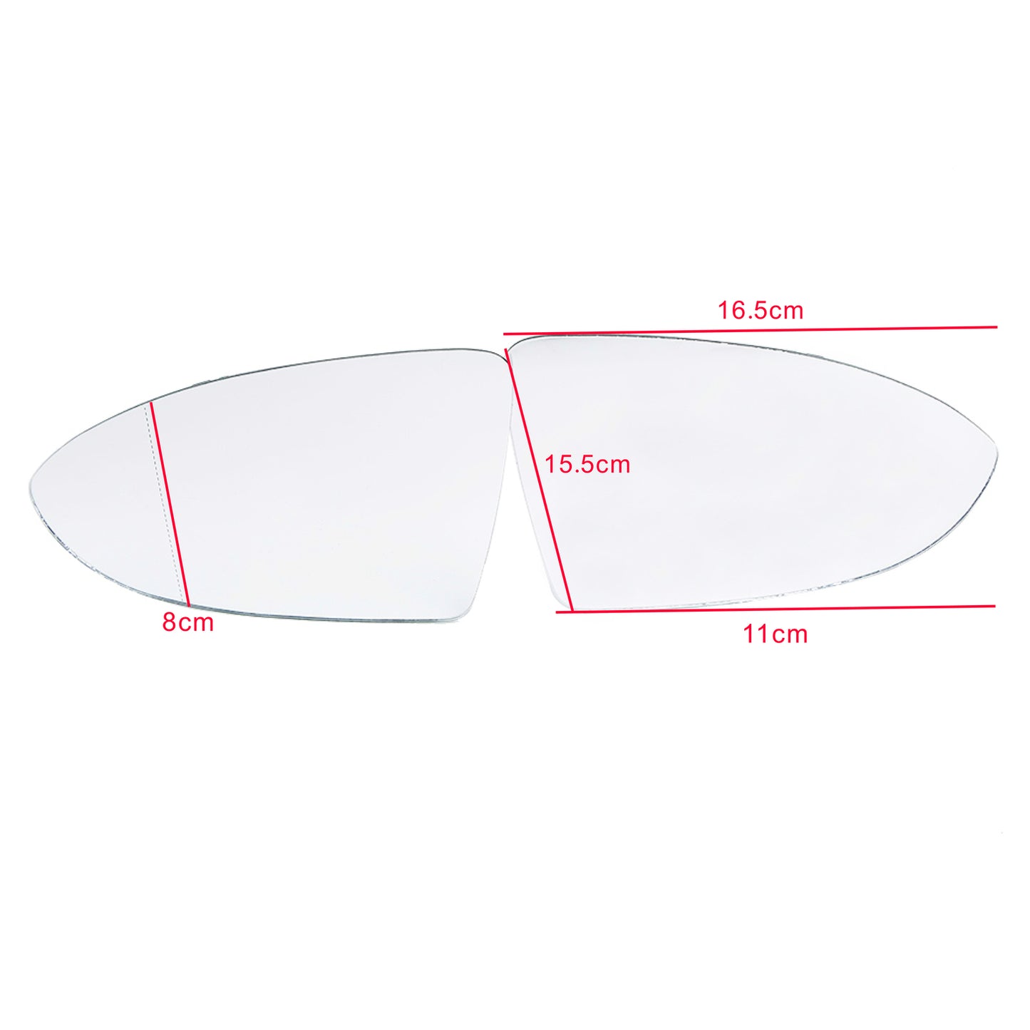 Rearviwe Door Wing Mirror Glass Heated For 13-16 for VW for Golf MK7 Left Passenger