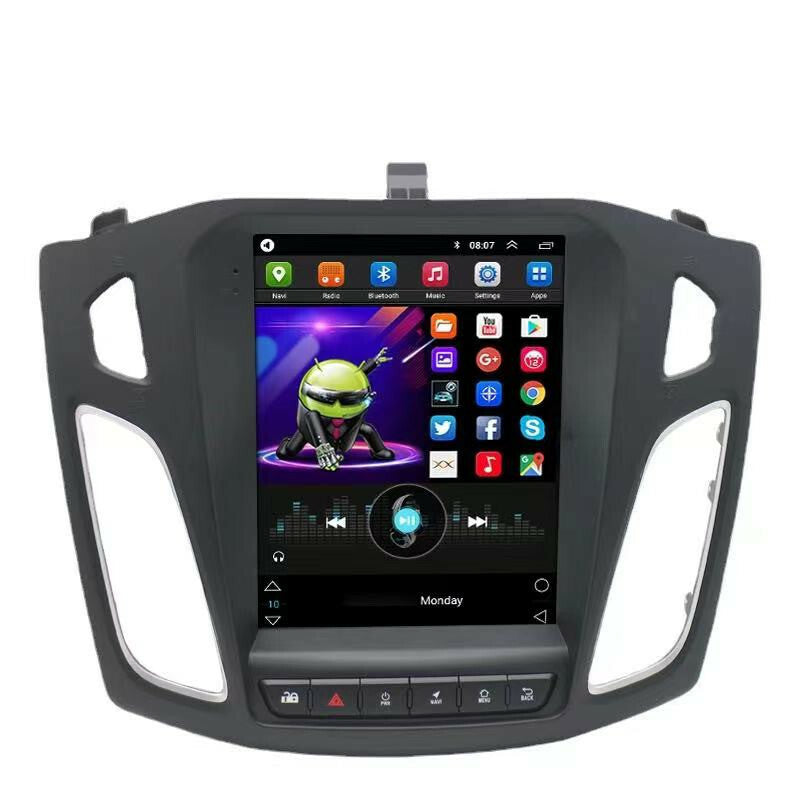 Car Radio For 12-17 Focus 3 Android 9.7in Vertical Headunit GPS Multimedia Navi