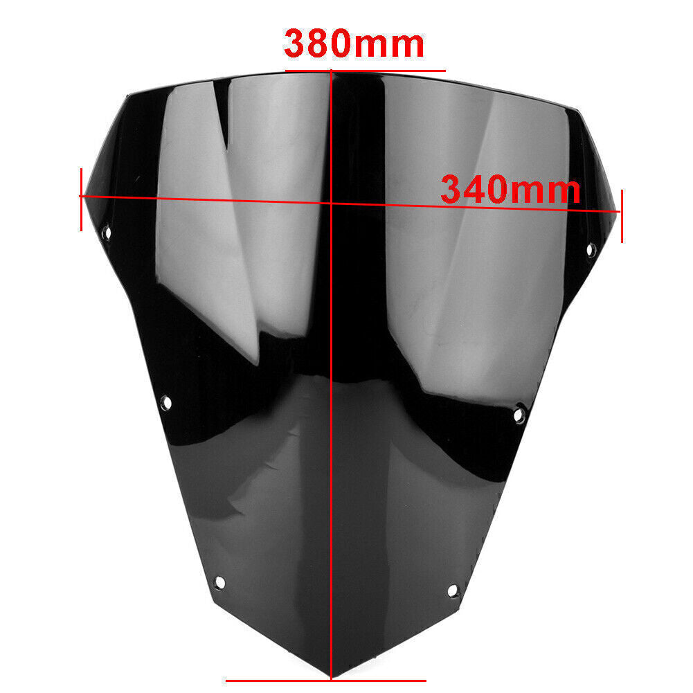 Windschild Verkleidung F¨¹r for Yamaha FZ6 FAZER 2003-2008 2007 Motorrad Schwarz