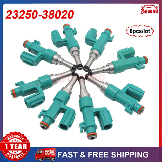 Pack 8pcs Fuel Injecotor 23250-38020 for LEXUS GS460 LS460 LS600H 23209-38030