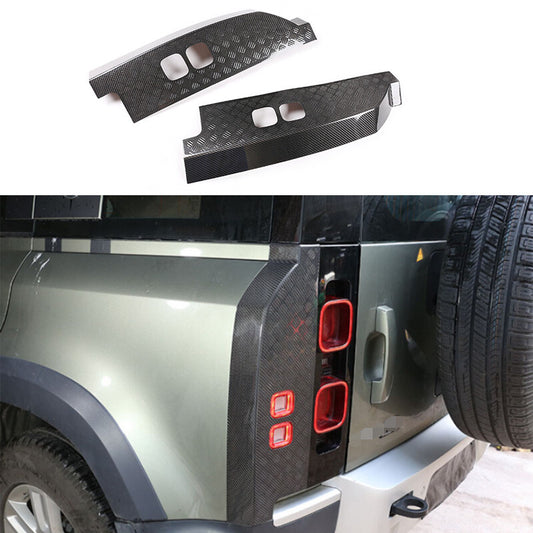 Dry Carbon Fiber 20-23 Protection Board Rear Tail Light for Land Rover for Defender