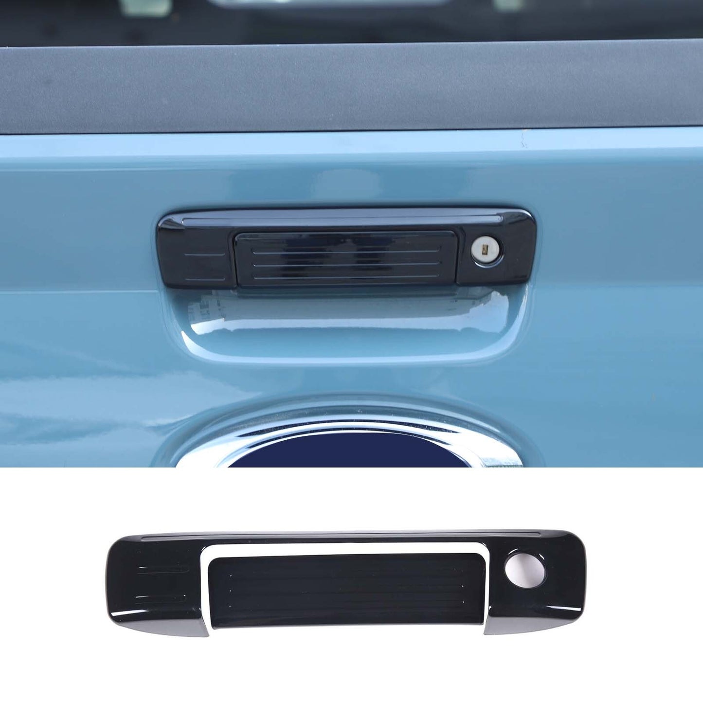 ABS carbon fiber center gear shift cap trim for Mazda 3 2020-2022