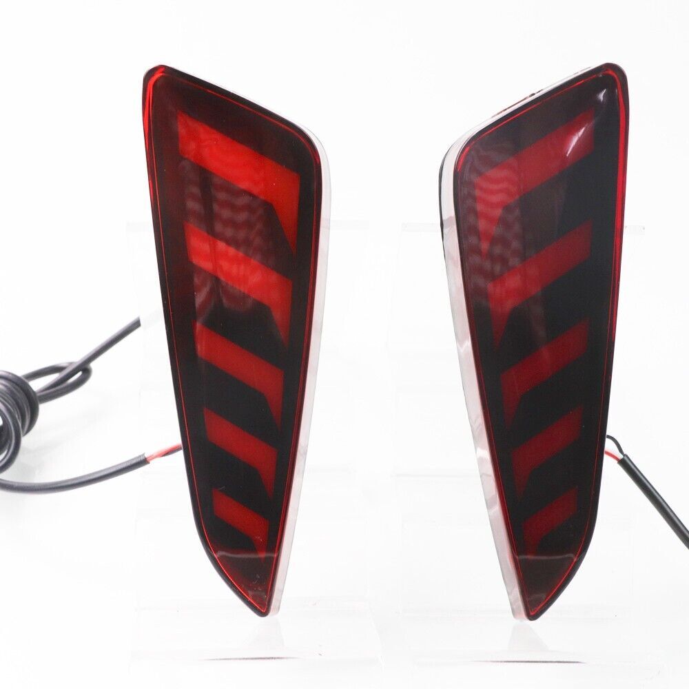 LED Reflector Rear Bumper Tail Light Brake Lamps for Toyota C-HR CHR 2016-2021
