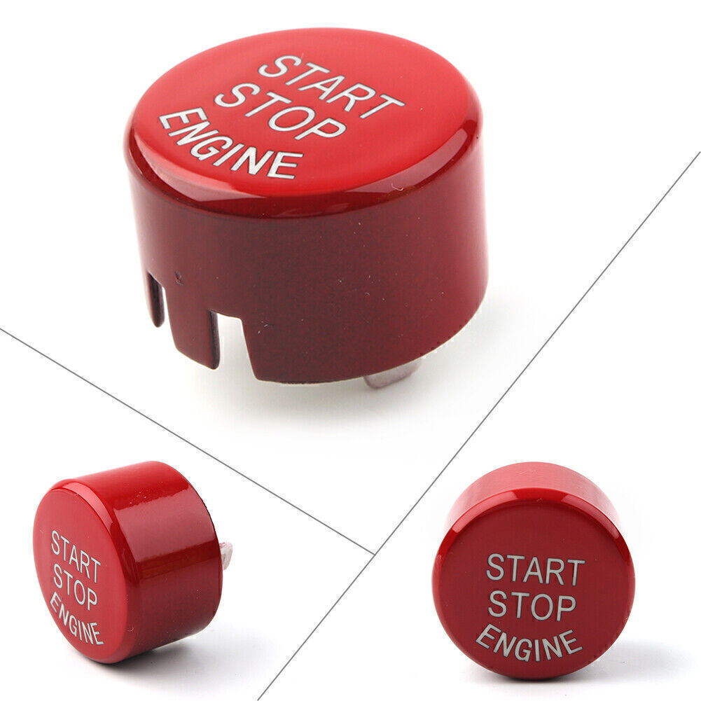 Engine Start Stop Button Cover Trim ABS for BMW 5 Series G30 G Chassis Car Red