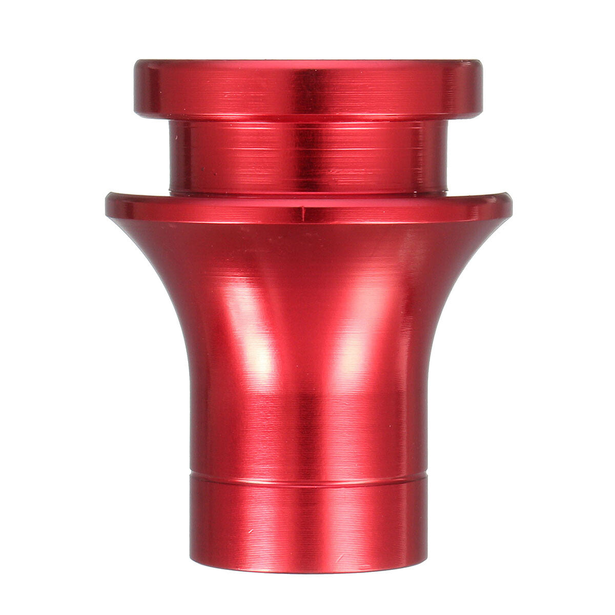 RED SHIFT KNOB BOOT RETAINER/ADAPTER FOR MANUAL GEAR SHIFTER LEVER 10X1.25