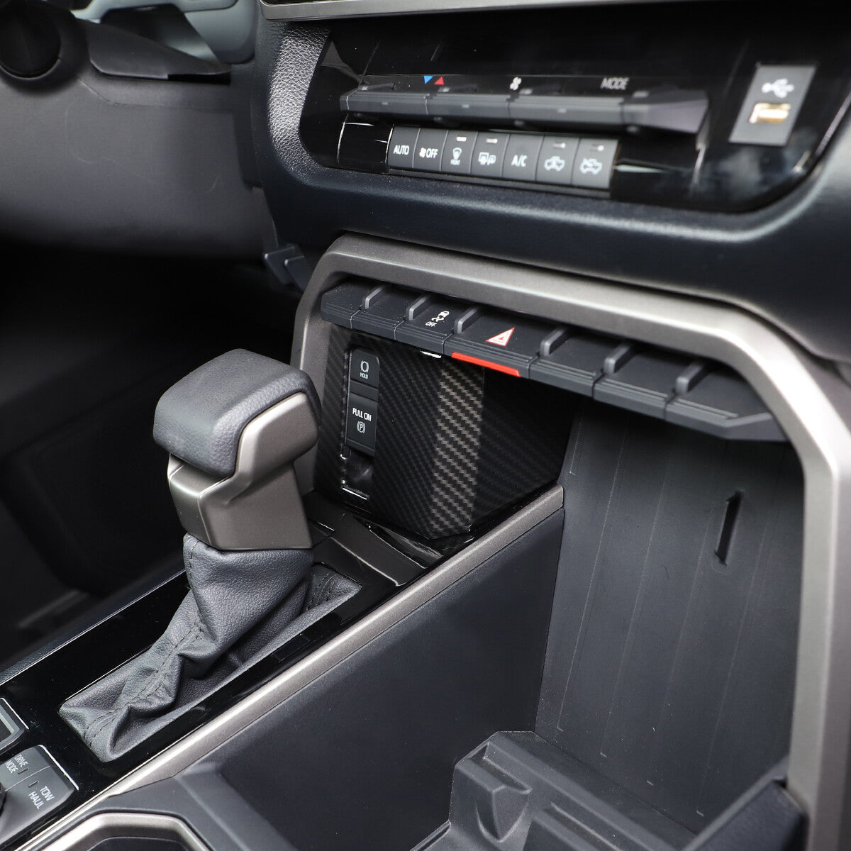 Carbon fiber ABS instrument air socket frame cover trim for Subaru WRX 2021-23