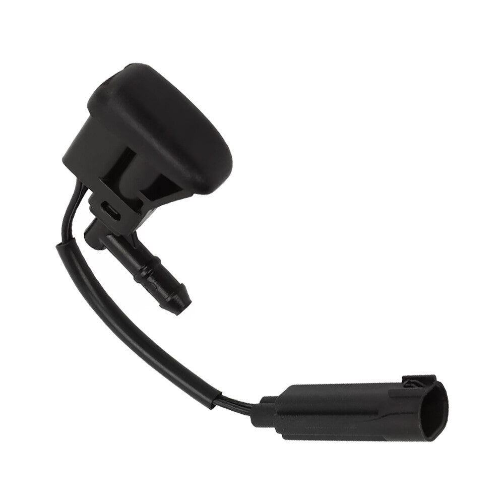 For 3 Series E46 2002-2006 Heated Windshield Wiper Washer Nozzle Black Plastic