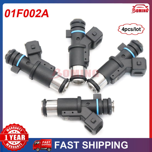 4 pieces of 01F002A fuel injectors suitable for Citro?n C2, C3, for Peugeot 206, 306, 307 - new fuel injectors