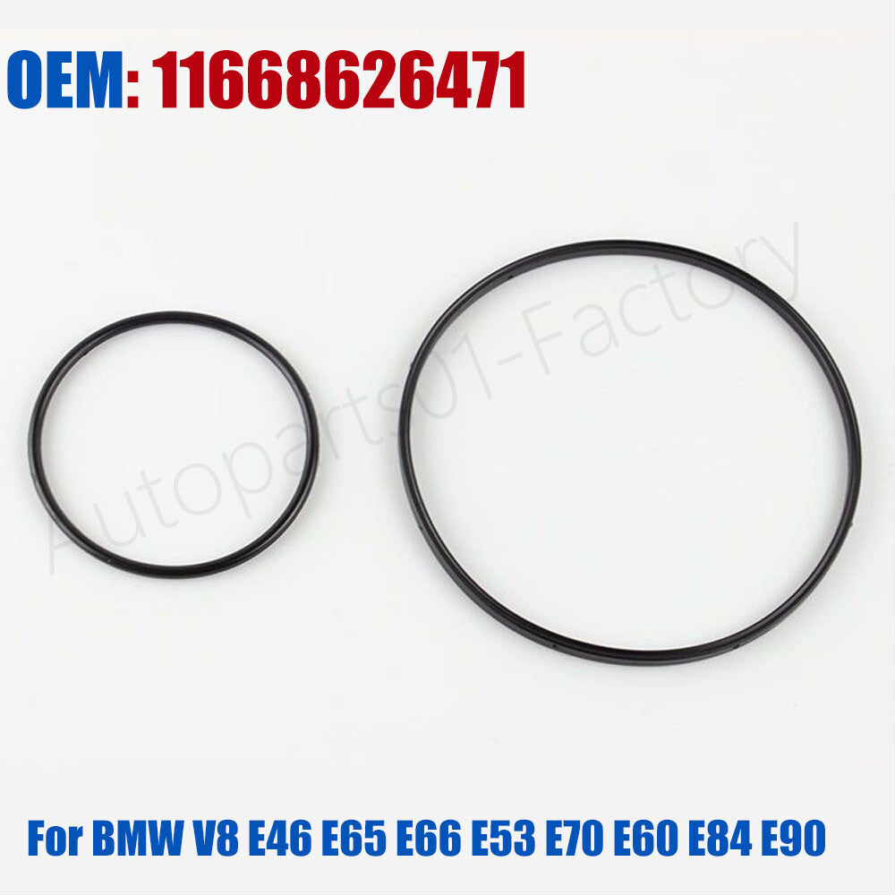 Black Rubber Vacuum Pump Seal Kit Fit for BMW V8 E46 E65 E66 E53 E70 E60 E84 E90