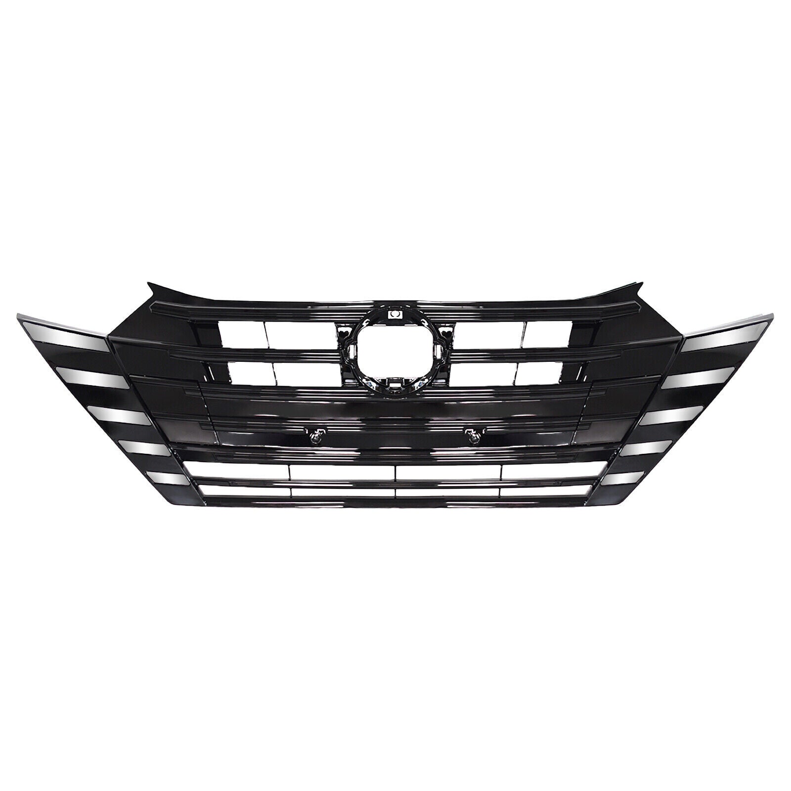 FRONT BUMPER GRILLE ASSEMBLY CHROME BLACK NEW FOR 2023 2024 2025 for NISSAN VERSA