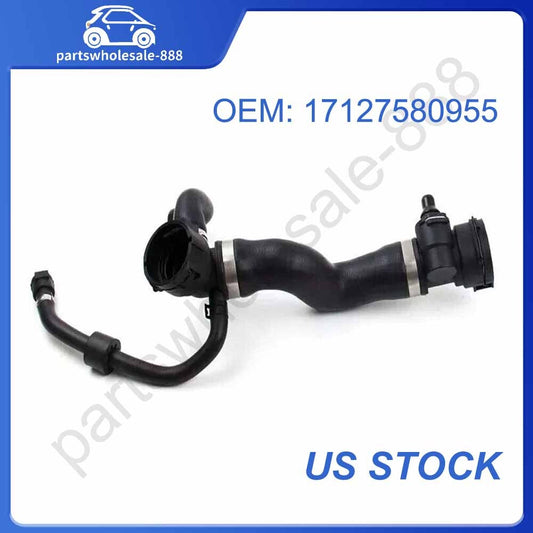 17127580955 Upper Water Pipe Rubber Coolant Hose for BMW 7 Series F01 F02