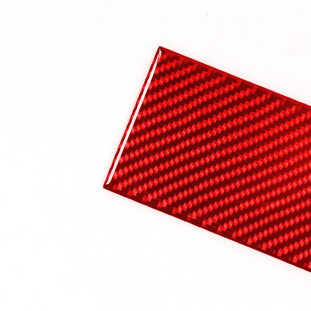 Red Carbon Fiber Side Door Fender Air Vent Outlet Cover Trim for Toyota Supra