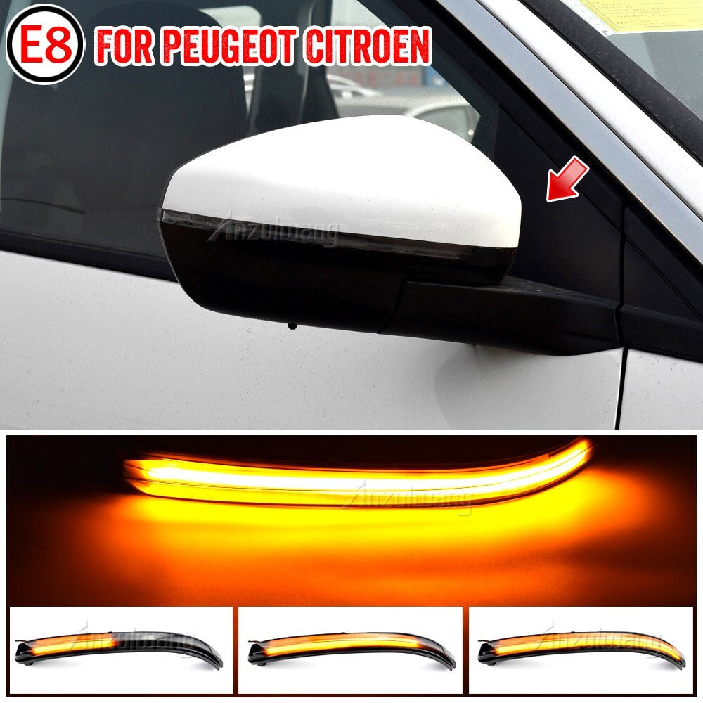Dynamic Turn Signal Light for PEUGEOT 5008 3008 II for Citroen C5 Aircross 2016-2021