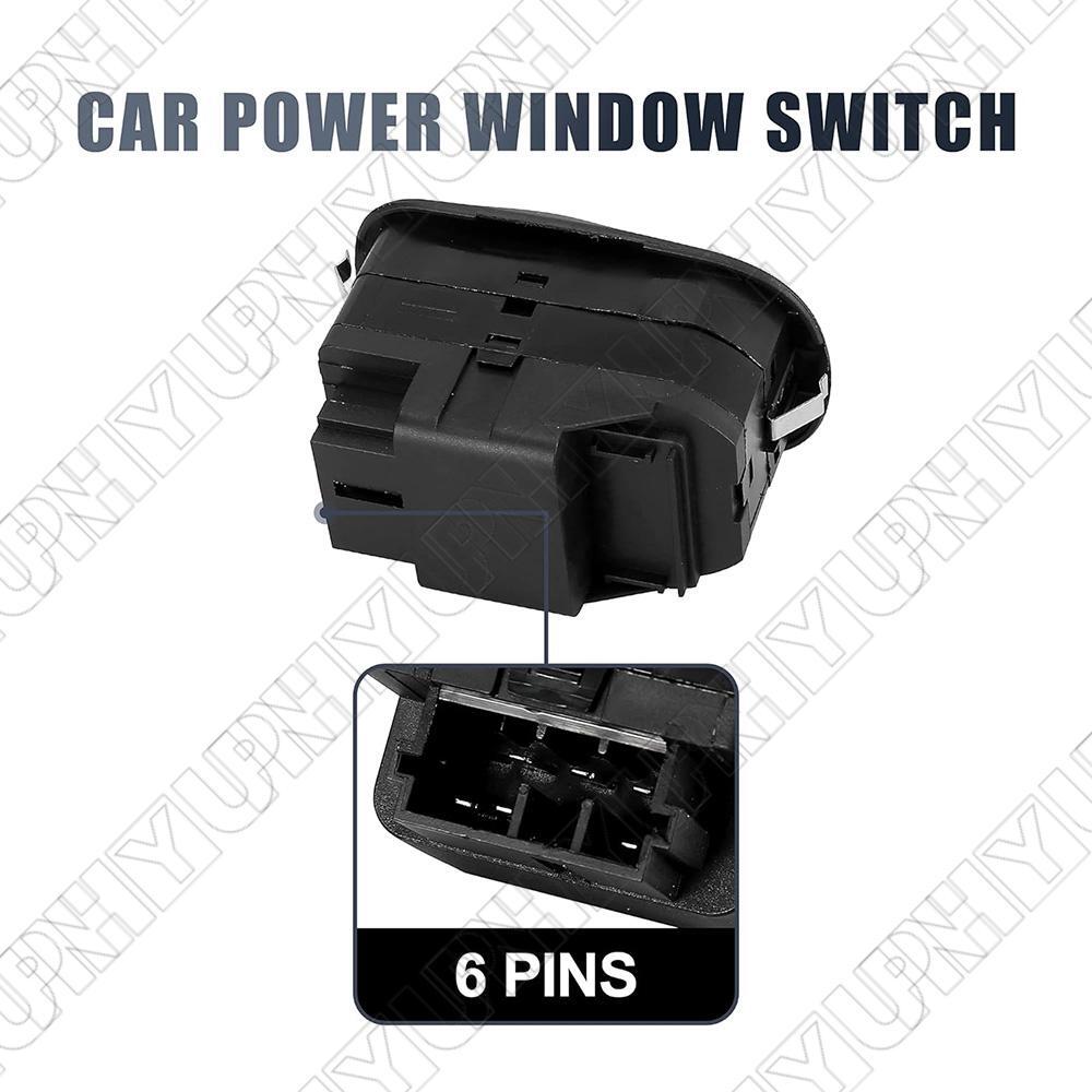 6554WQ Aftermarket Replacement Power Window Switch Fit for Peugeot 206 2000-2008