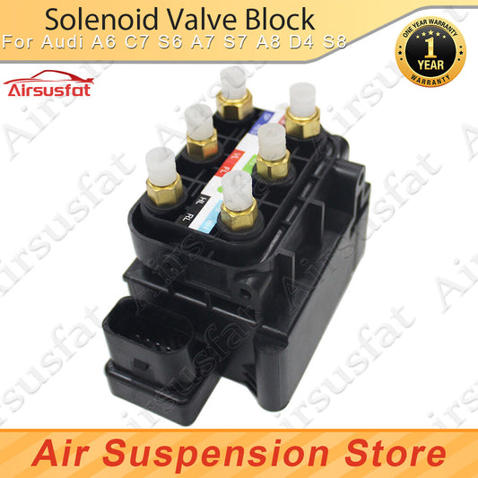 for Audi A6 C7 S6 A7 S7 for A8 D4 S8 Valve Block Valve Unit Air Suspension