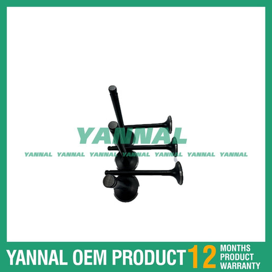 D782 Intake and Exhaust Valve Kit for Kubota GR2110, ZD21, B7410, and L200 Tractors