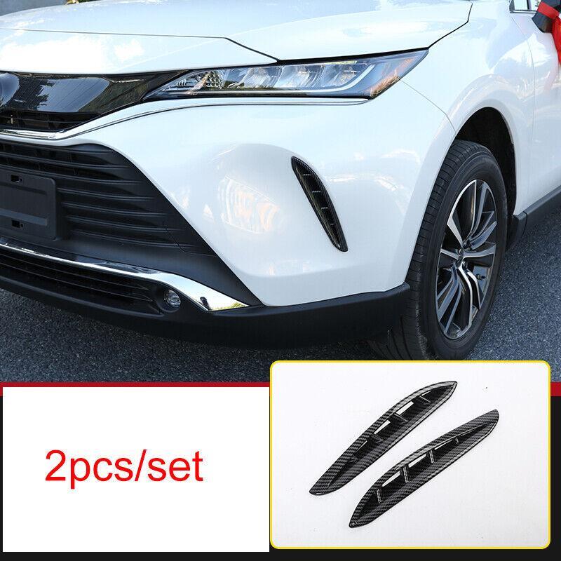 Carbon Fiber LeftRight Air Inlet Frame Trim For 2021-2023 for Toyota Venza Harrier