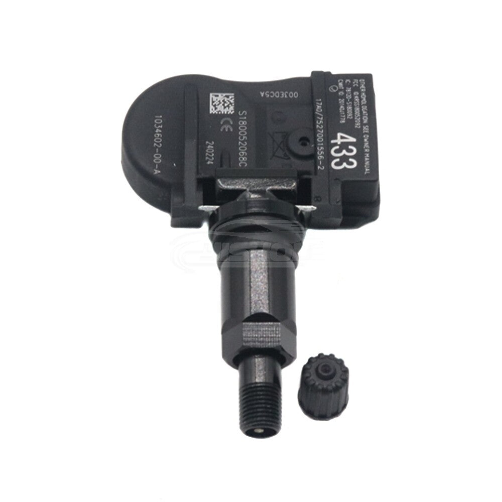 Set of 4 103460200A 433MHz New TPMS for Tesla Model 3 S X Tire Pressure Sensor