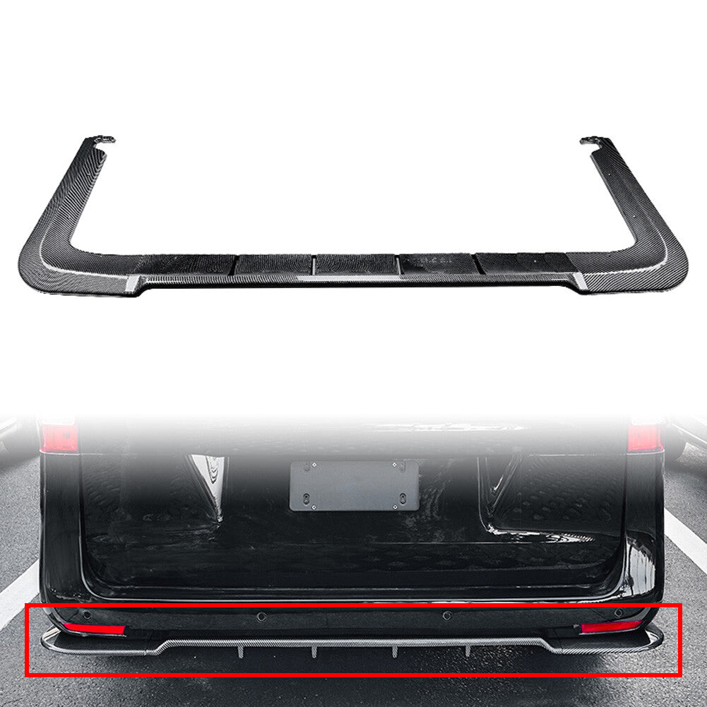 Rear Bumper Splitter Spoiler Lip for Mercedes-Benz Vito W447 2014-2023