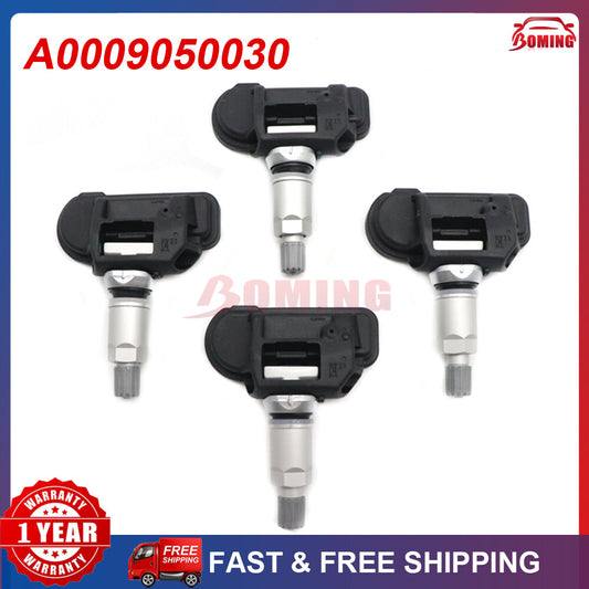 4Pcs NEW TIRE PRESSURE SENSOR TPMS A0009050030 for Mercedes-Benz W204 W205 C204