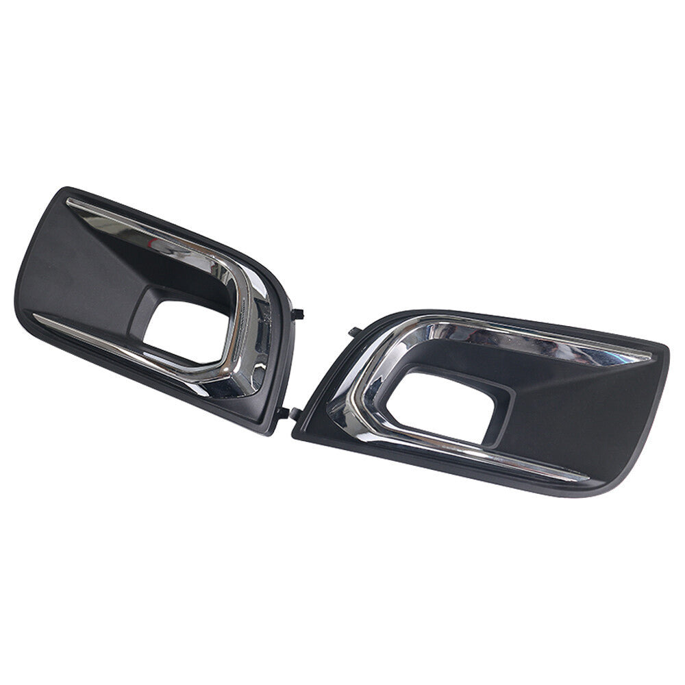 2x Front Left Right Bumper Lower Fog Light Hole Bezel Fits For Sequoia 18-2021