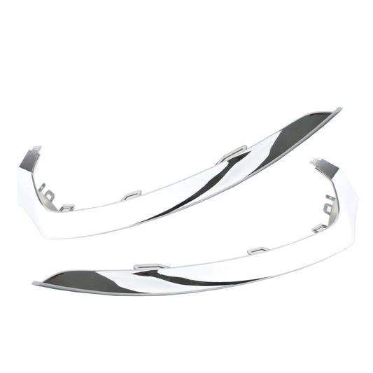 Pair Front Bumper Lower Lip Trim Molding For 15-2018 for Mercedes-Benz W205