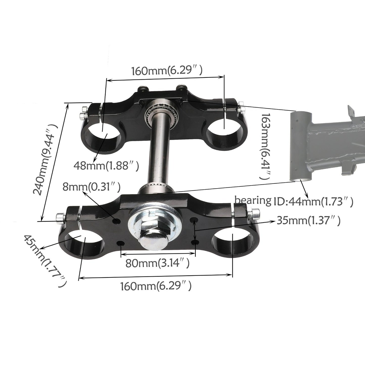 14-inch/12-inch wheel kit 60/100-14 80/100-12 front fork swingarm KLX110 CRF50 CRF110