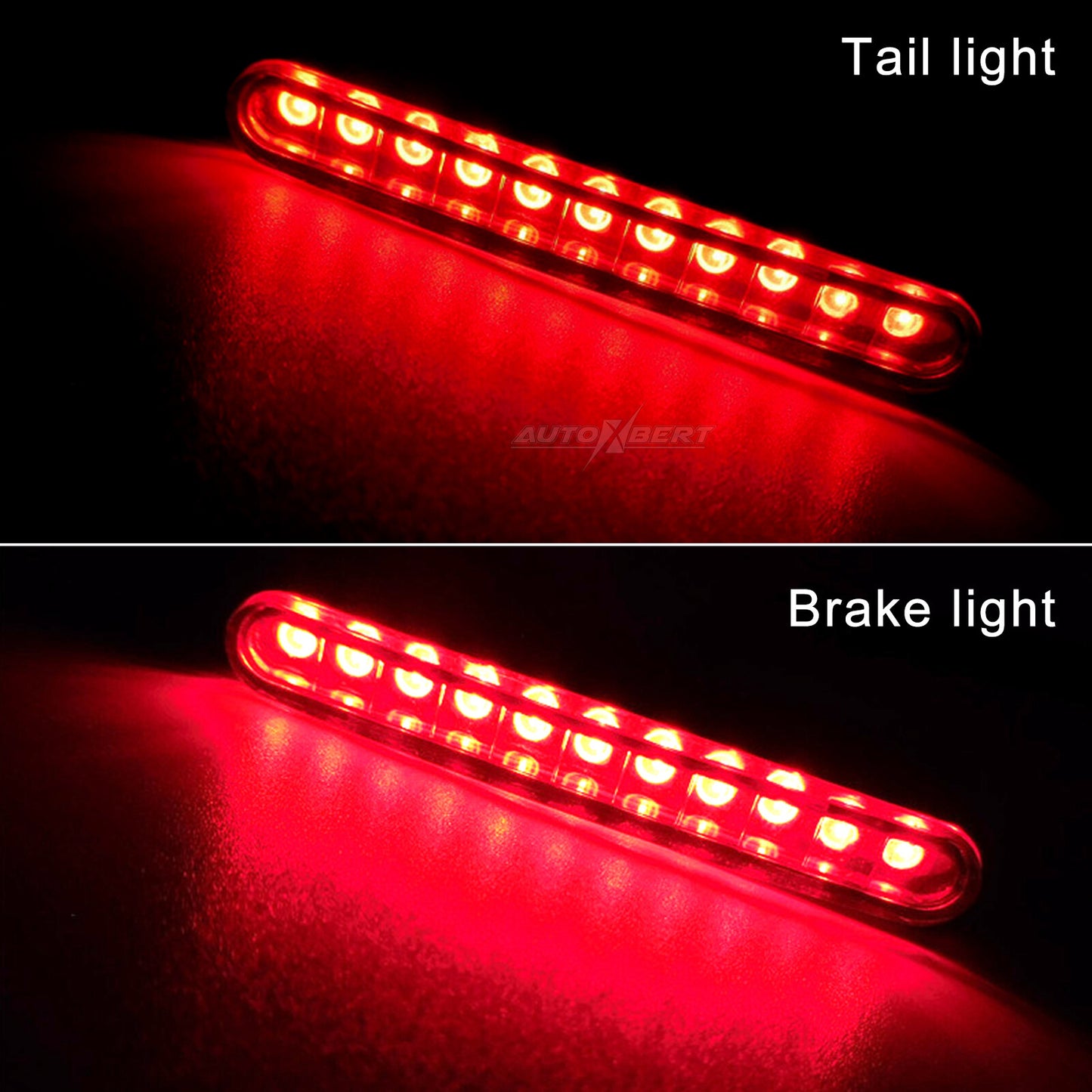Motorcycle Rear Brake 11LED Tail Stop Light Running Lamp Taillight Dirt Bike 12V